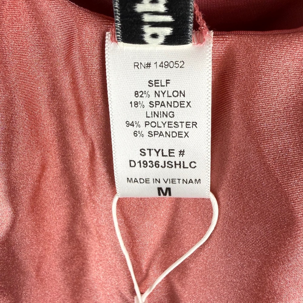 NEW Dippin Daisys Devon Strapless Tie Front One Piece Swimsuit Dusty Rose Medium - Picture 6 of 10